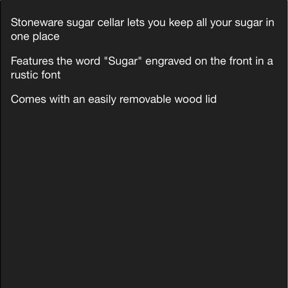 Hearth and Hand Magnolia Sugar Container - Picture 4 of 5